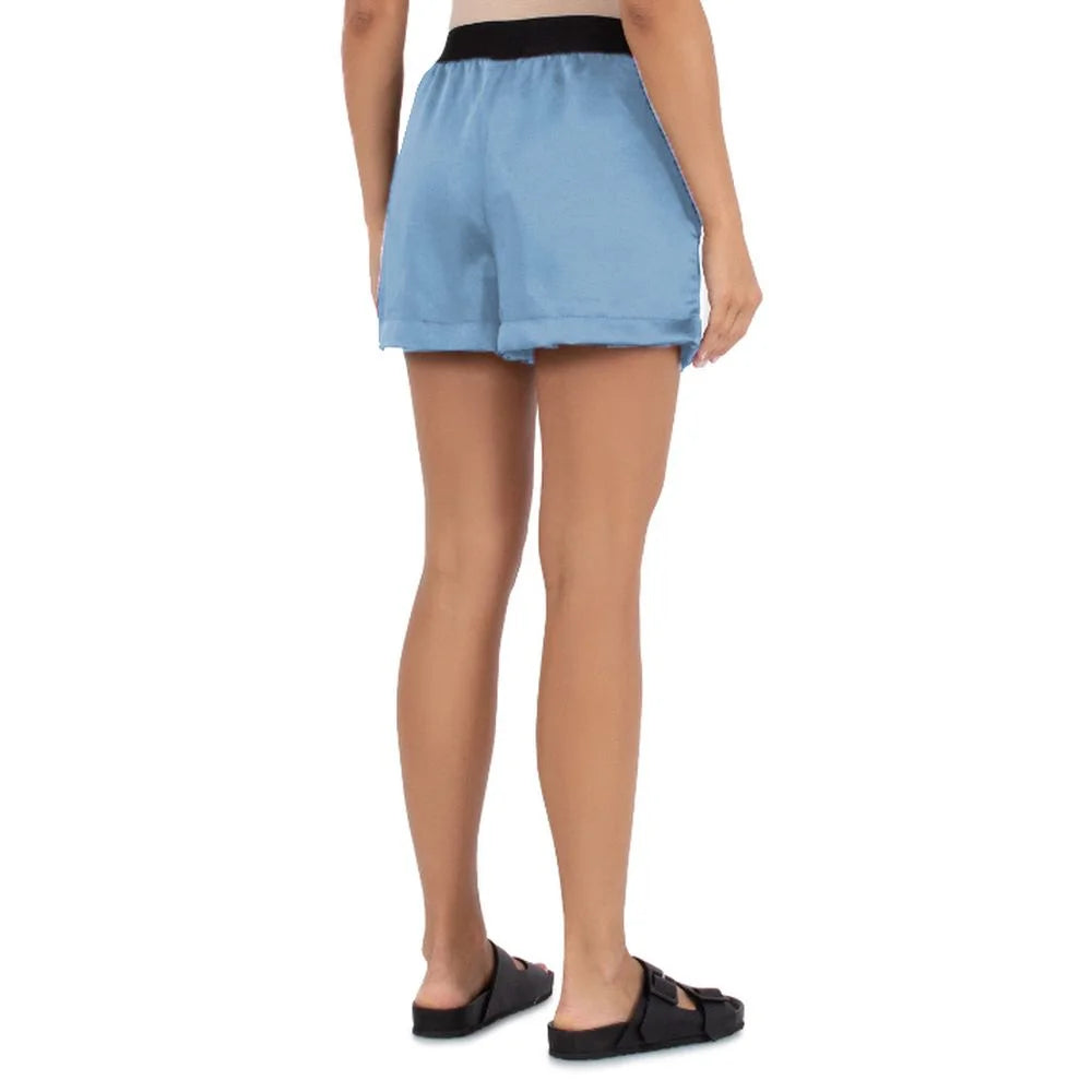 Comme Des Fuckdown Blue Polyester Short - Jogger Shorts