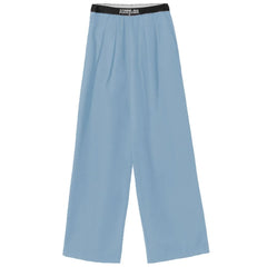 Comme Des Fuckdown Blue Polyester Women Palazzo Pants - Pants