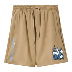 Comme Des Fuckdown Brown Cotton Short - XL