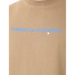 Comme Des Fuckdown Brown Cotton T-Shirt - XXL - T-Shirts