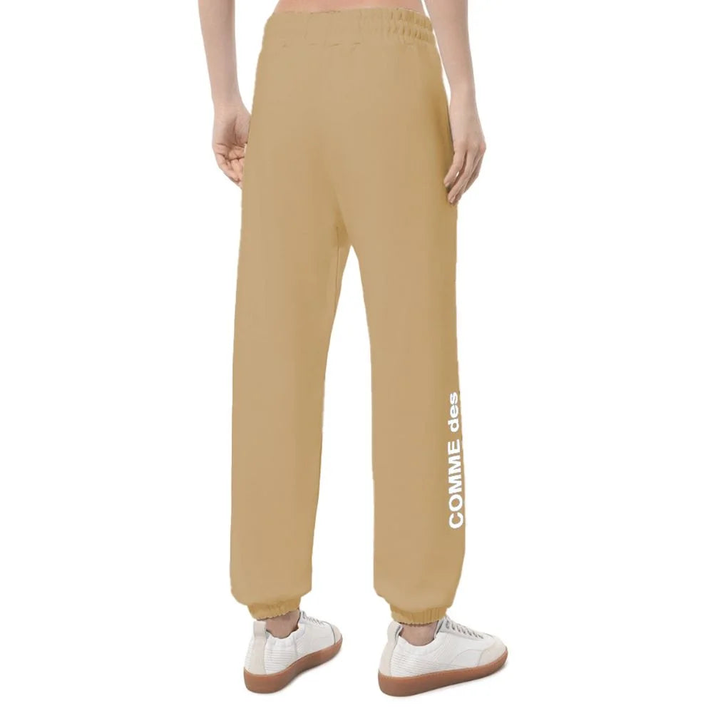 Comme Des Fuckdown Brown Cotton Women Pants - Joggers