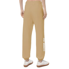 Comme Des Fuckdown Brown Cotton Women Pants - Joggers