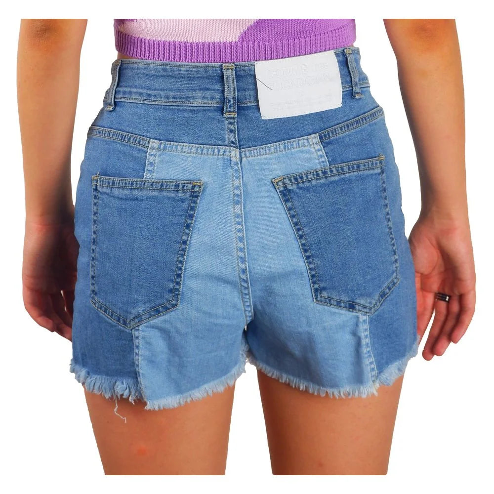 Comme Des Fuckdown Chic Raw Hem Denim Shorts - IT40|S - Denim Shorts