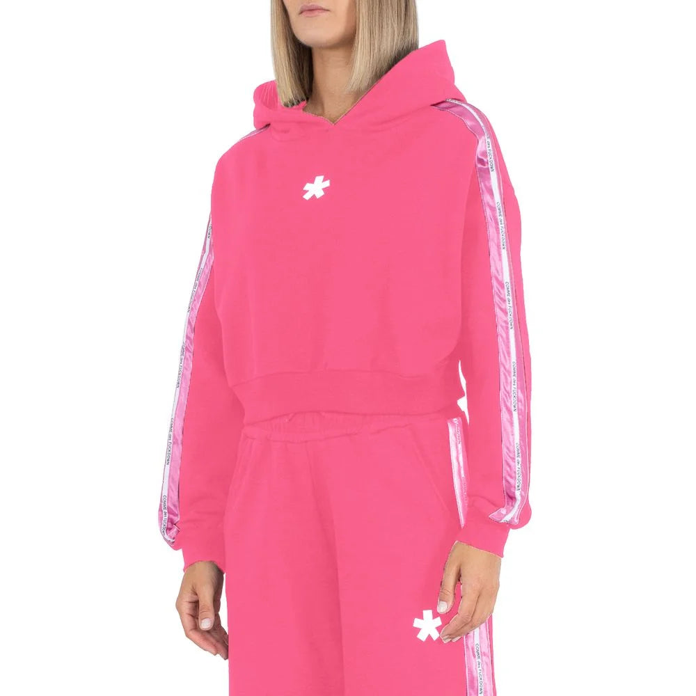 Comme Des Fuckdown Fuchsia Cotton Women Sweater - Hoodies