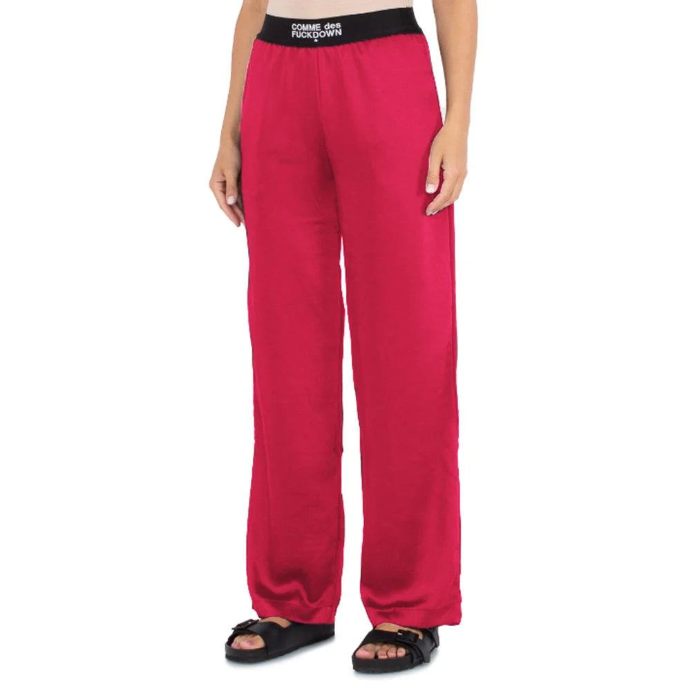 Comme Des Fuckdown Fuchsia Polyester Women Pants - Trousers