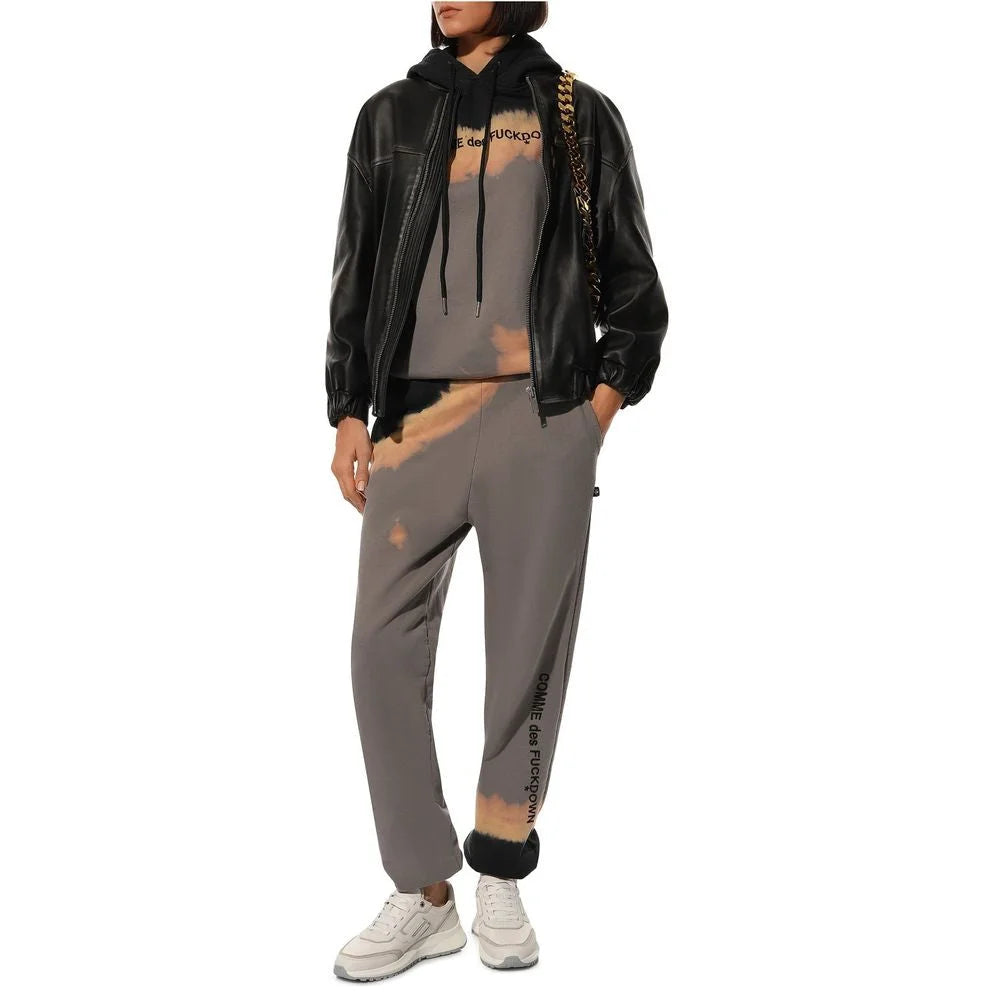 Comme Des Fuckdown Gray Cotton Women Track Pant - L - Joggers