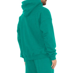 Comme Des Fuckdown Green Cotton Men Hoodie - S - Hoodies