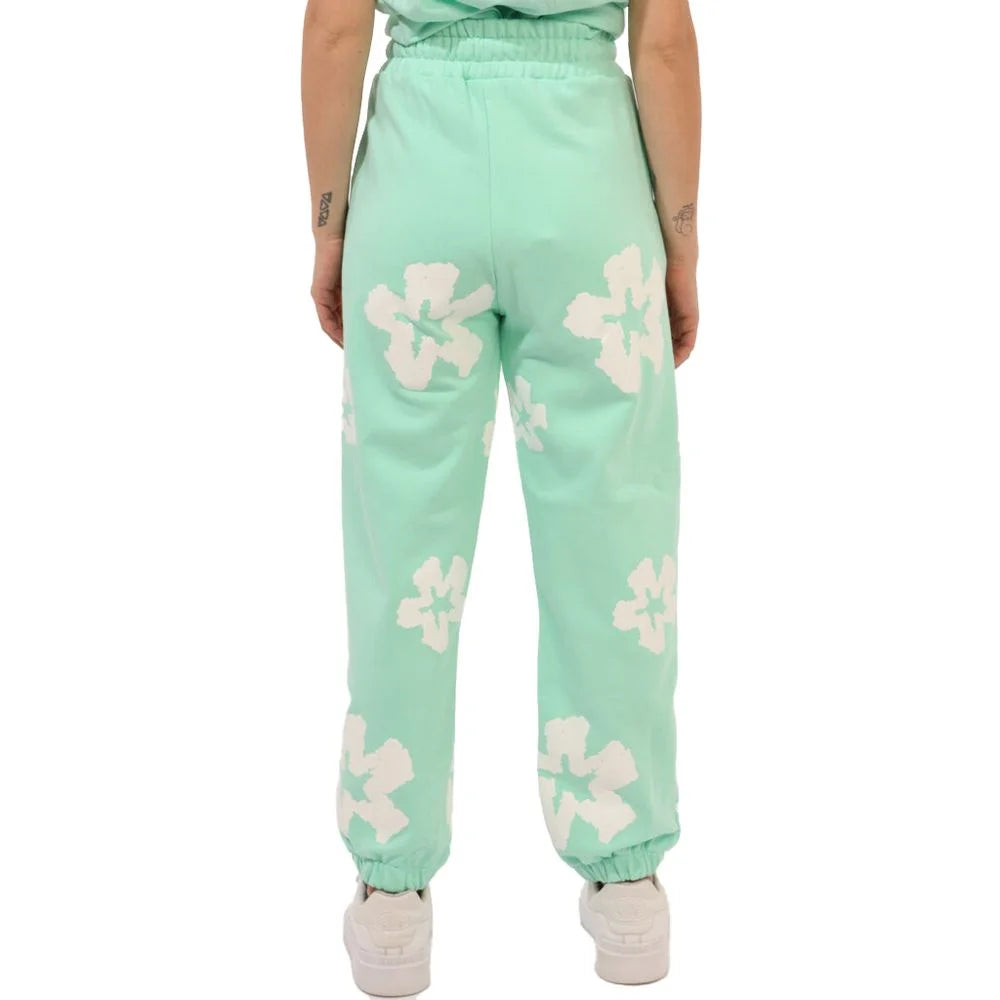 Comme Des Fuckdown Green Cotton Women Sweatpant - S