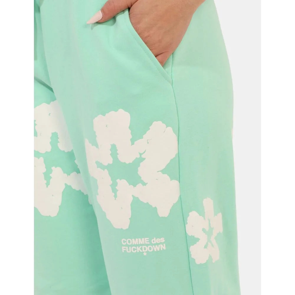 Comme Des Fuckdown Green Cotton Women Sweatpant - S - Sweatpants