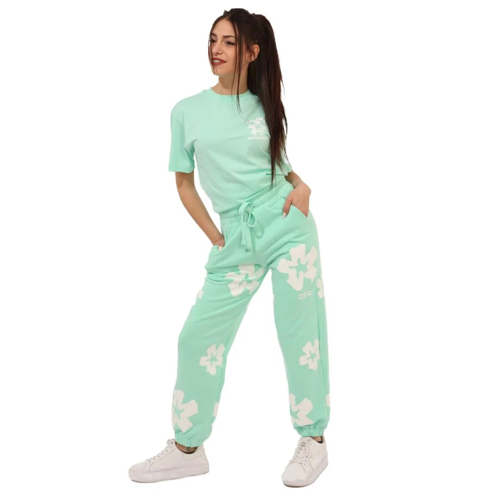 Comme Des Fuckdown Green Cotton Women Sweatpant - S - Sweatpants