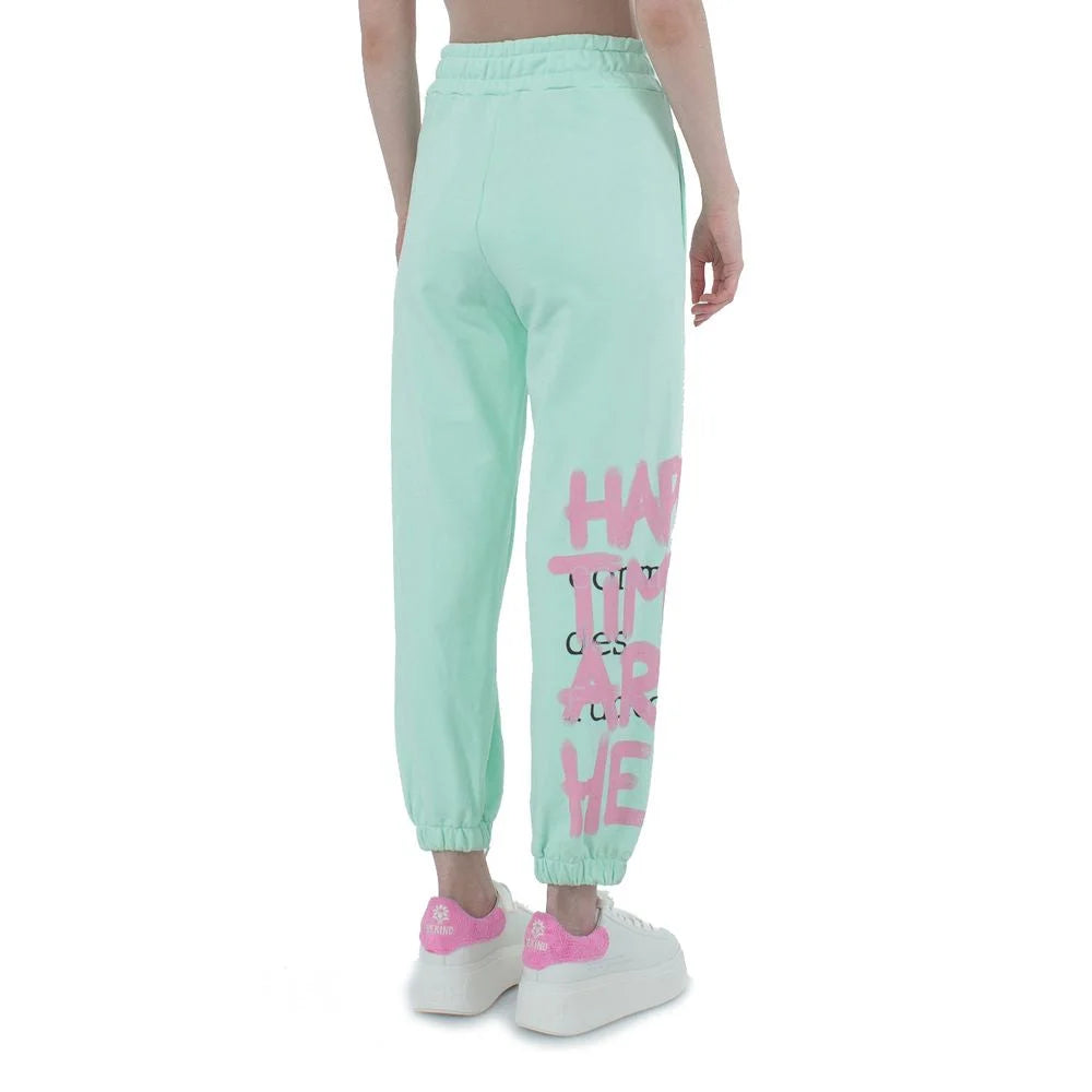 Comme Des Fuckdown Green Cotton Women Trouser - XS
