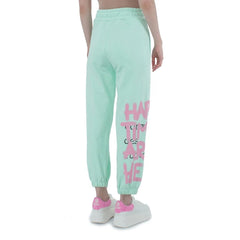 Comme Des Fuckdown Green Cotton Women Trouser - XS