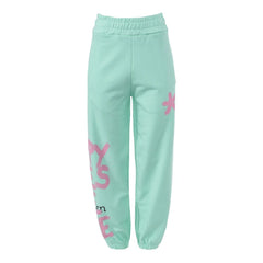 Comme Des Fuckdown Green Cotton Women Trouser - XS