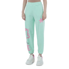 Comme Des Fuckdown Green Cotton Women Trouser - XS