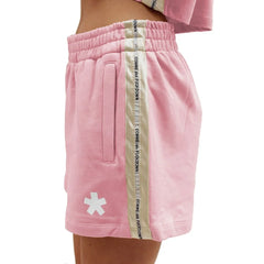 Comme Des Fuckdown Pink Cotton Short - Jogger Shorts