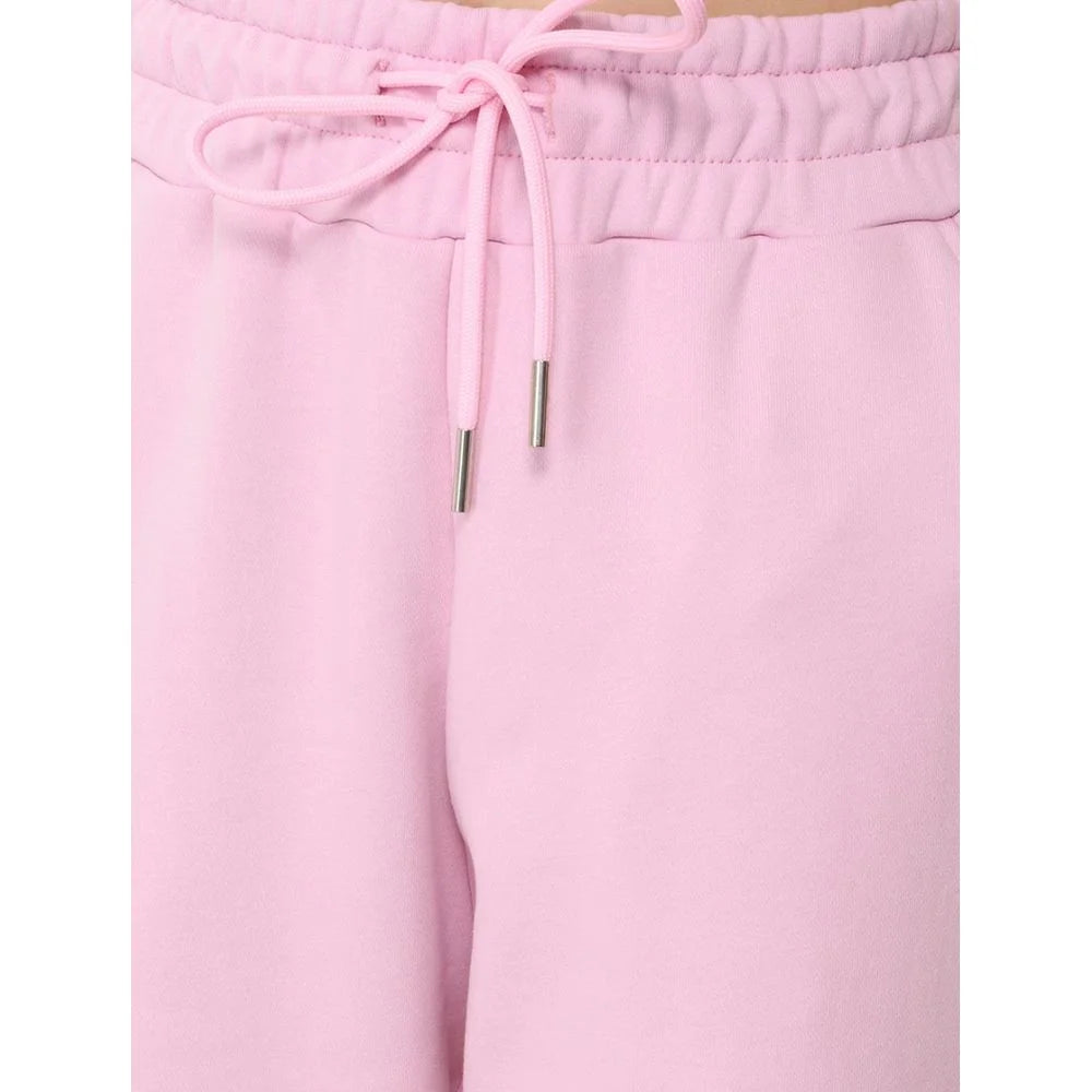 Comme Des Fuckdown Pink Cotton Women Sweatpant - Sweatpants