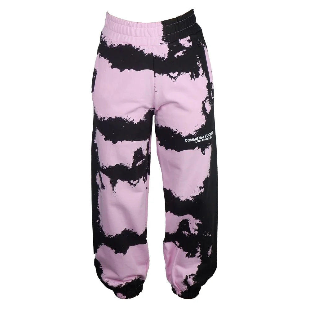 Comme Des Fuckdown Pink Cotton Women’s Track Pant - Joggers