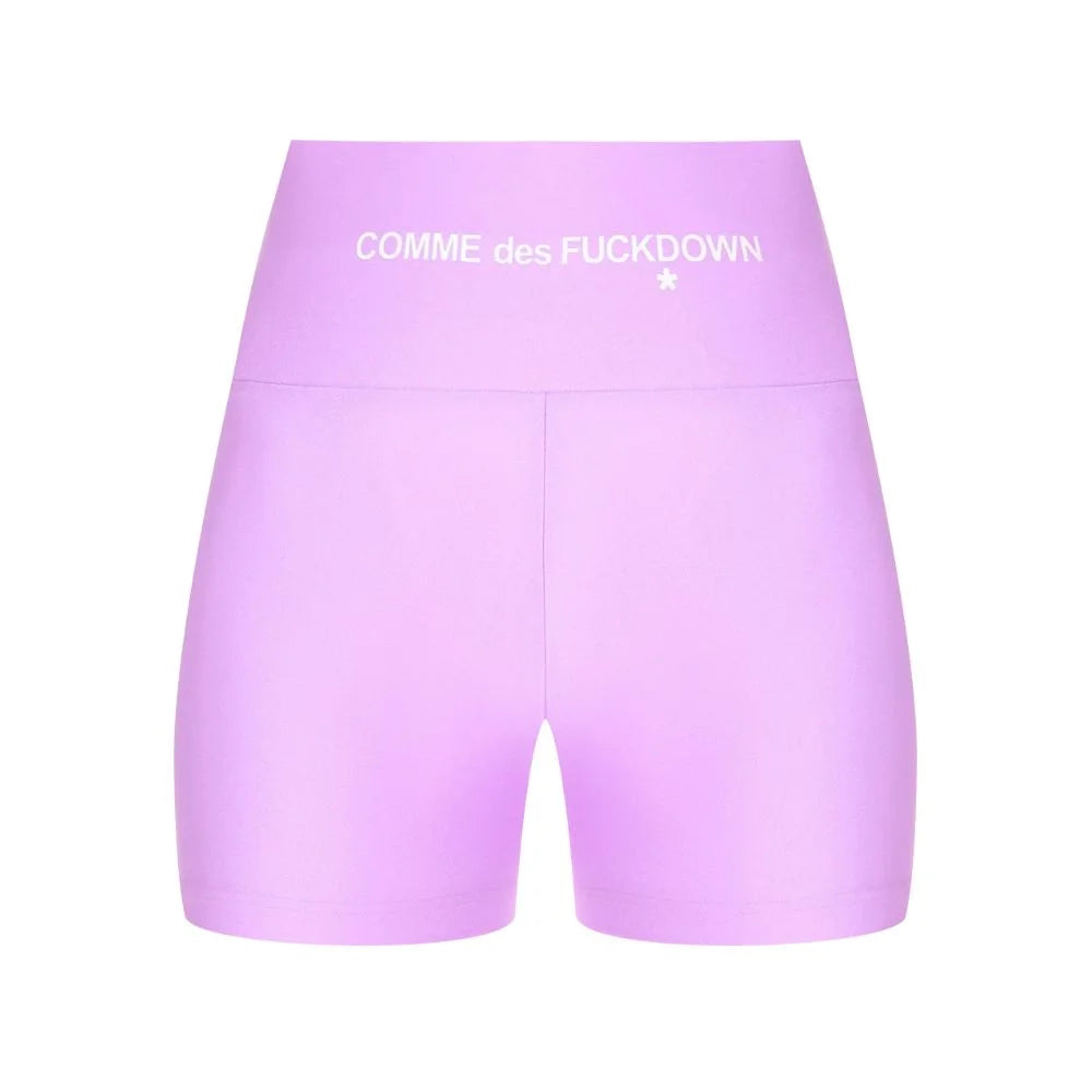Comme Des Fuckdown Purple Polyester Short - S
