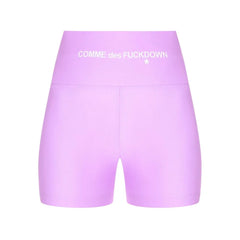 Comme Des Fuckdown Purple Polyester Short - S
