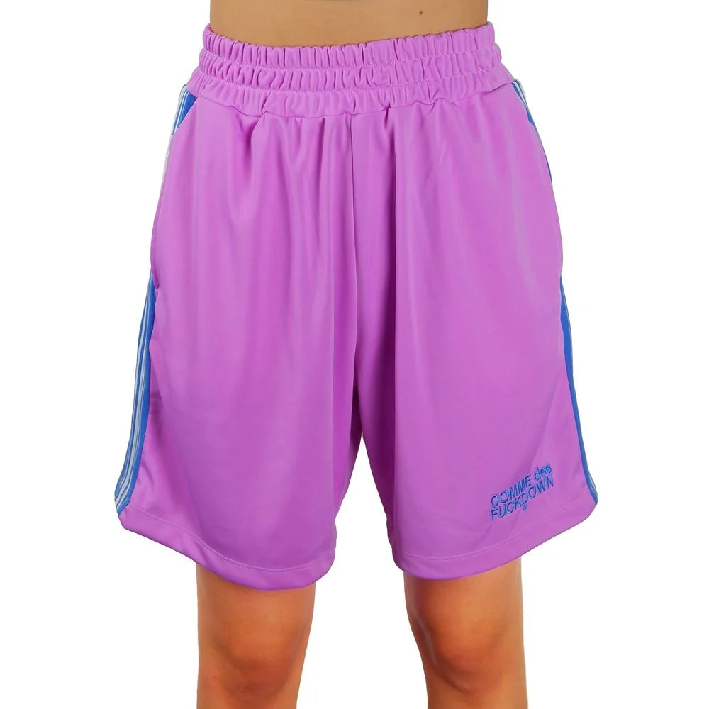 Comme Des Fuckdown Purple Polyester Short - S - Bermudas
