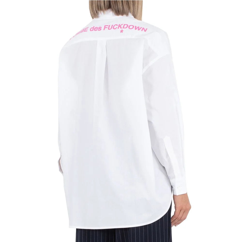 Comme Des Fuckdown White Cotton Shirt - Shirts