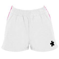Comme Des Fuckdown White Cotton Short - Jogger Shorts