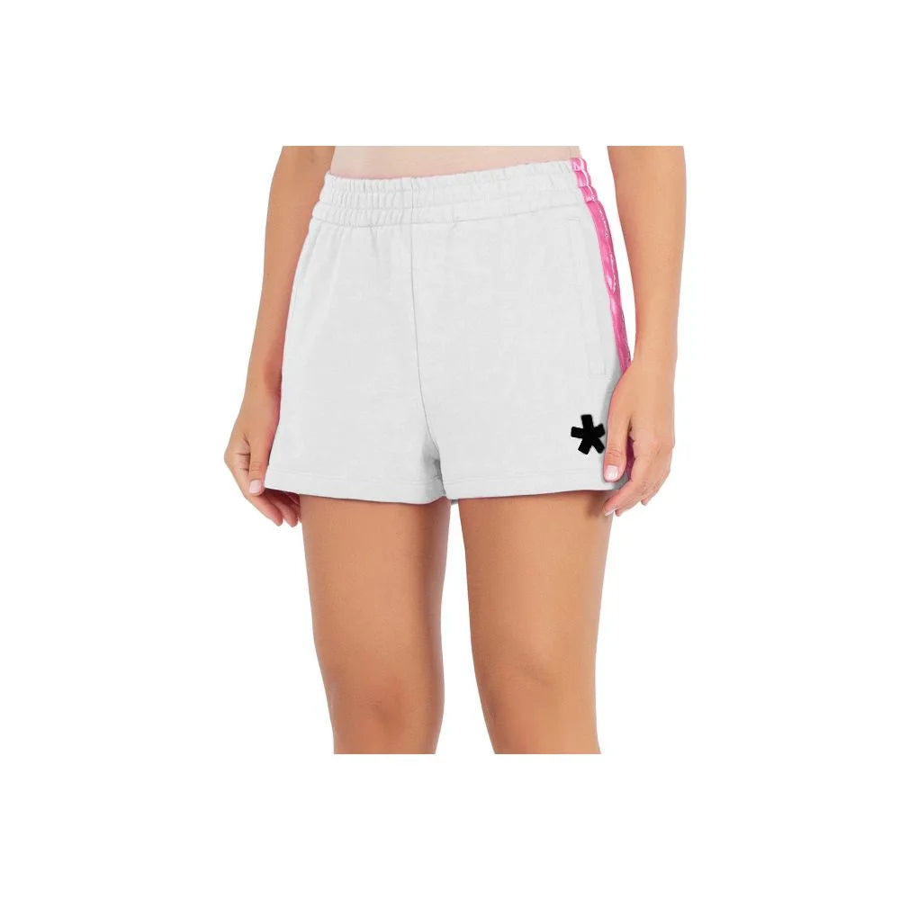 Comme Des Fuckdown White Cotton Short - Jogger Shorts