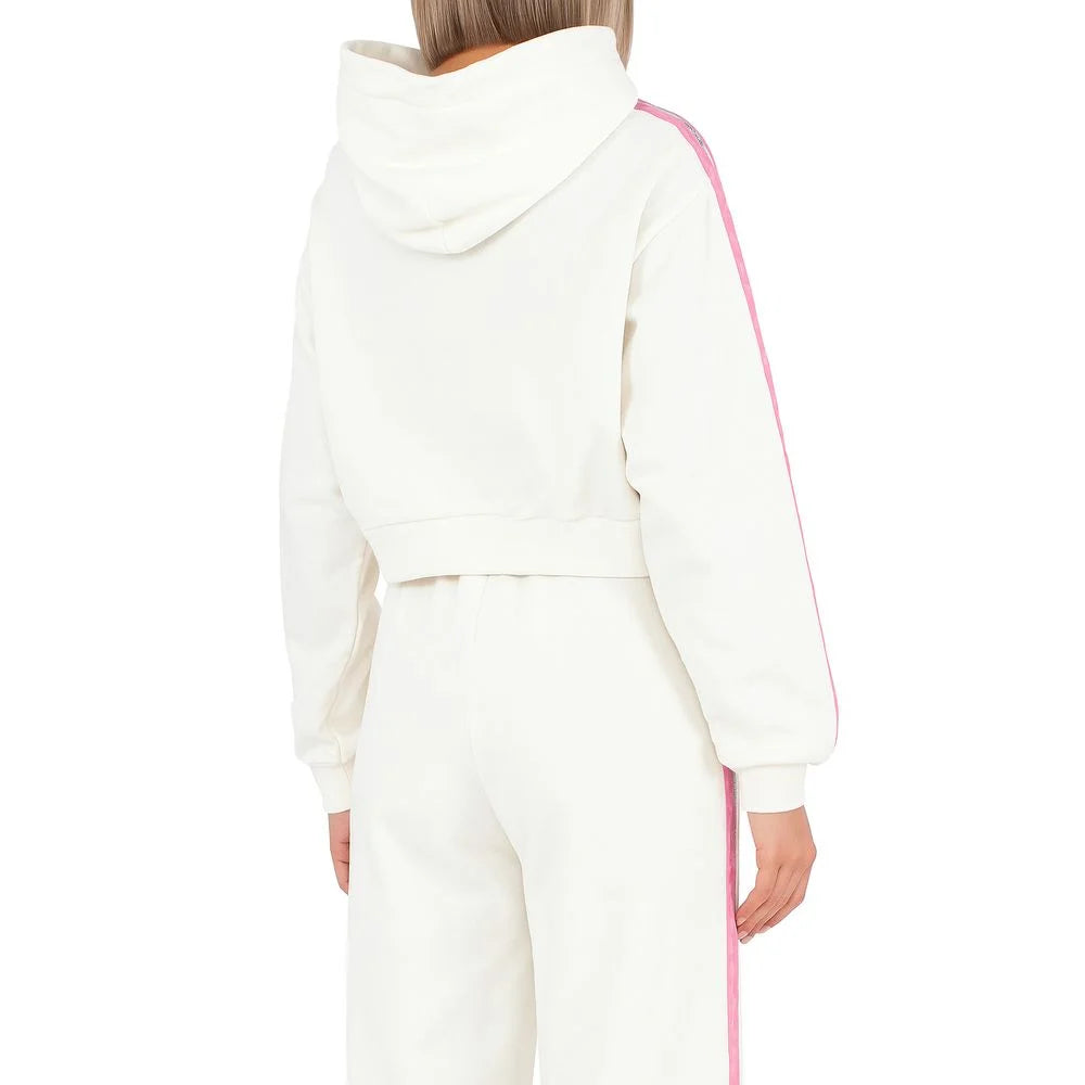 Comme Des Fuckdown White Cotton Women Sweater - Hoodies