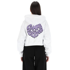 Comme Des Fuckdown White Cotton Women Sweatshirt - Sweatshirts