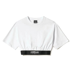 Comme Des Fuckdown White Cotton Women T-Shirt - S - T-Shirts