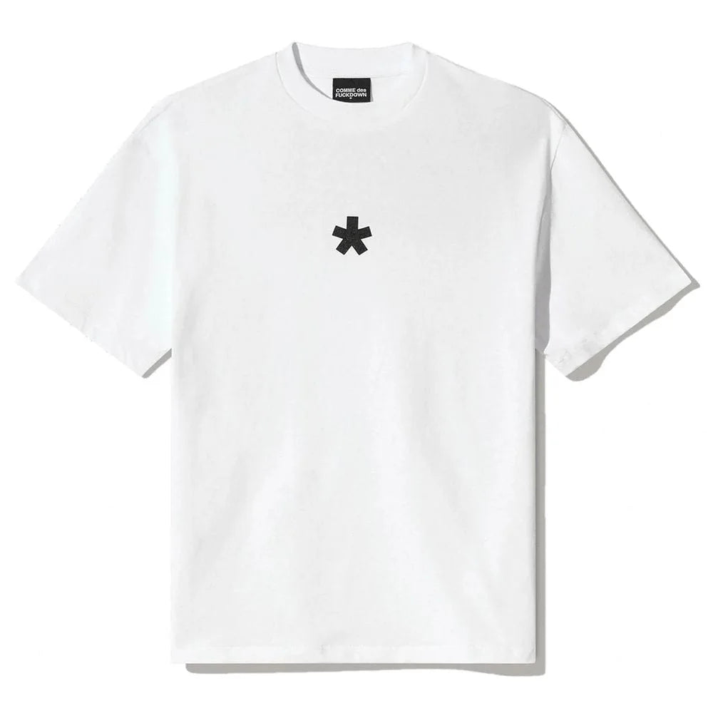 Comme Des Fuckdown White Cotton Women T-Shirt - T-Shirts