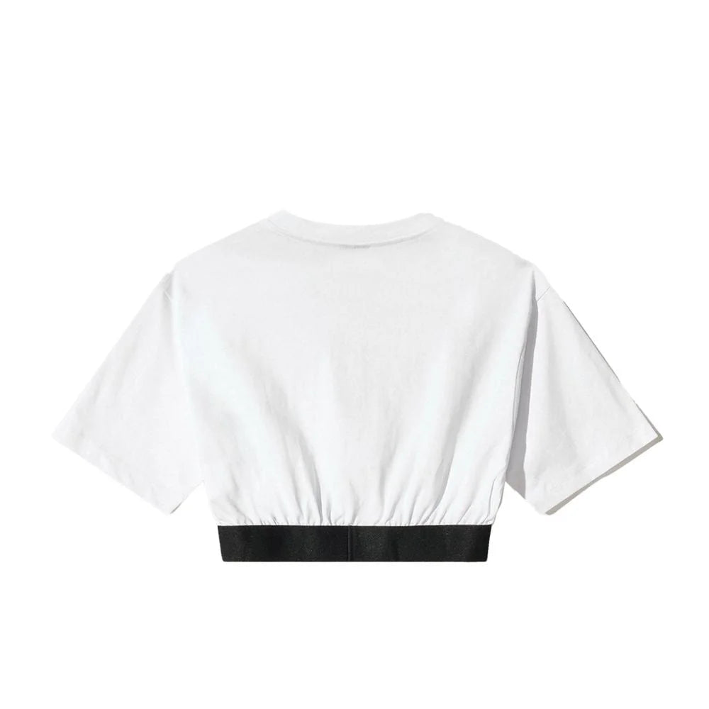Comme Des Fuckdown White Cotton Women T-Shirt - T-Shirts