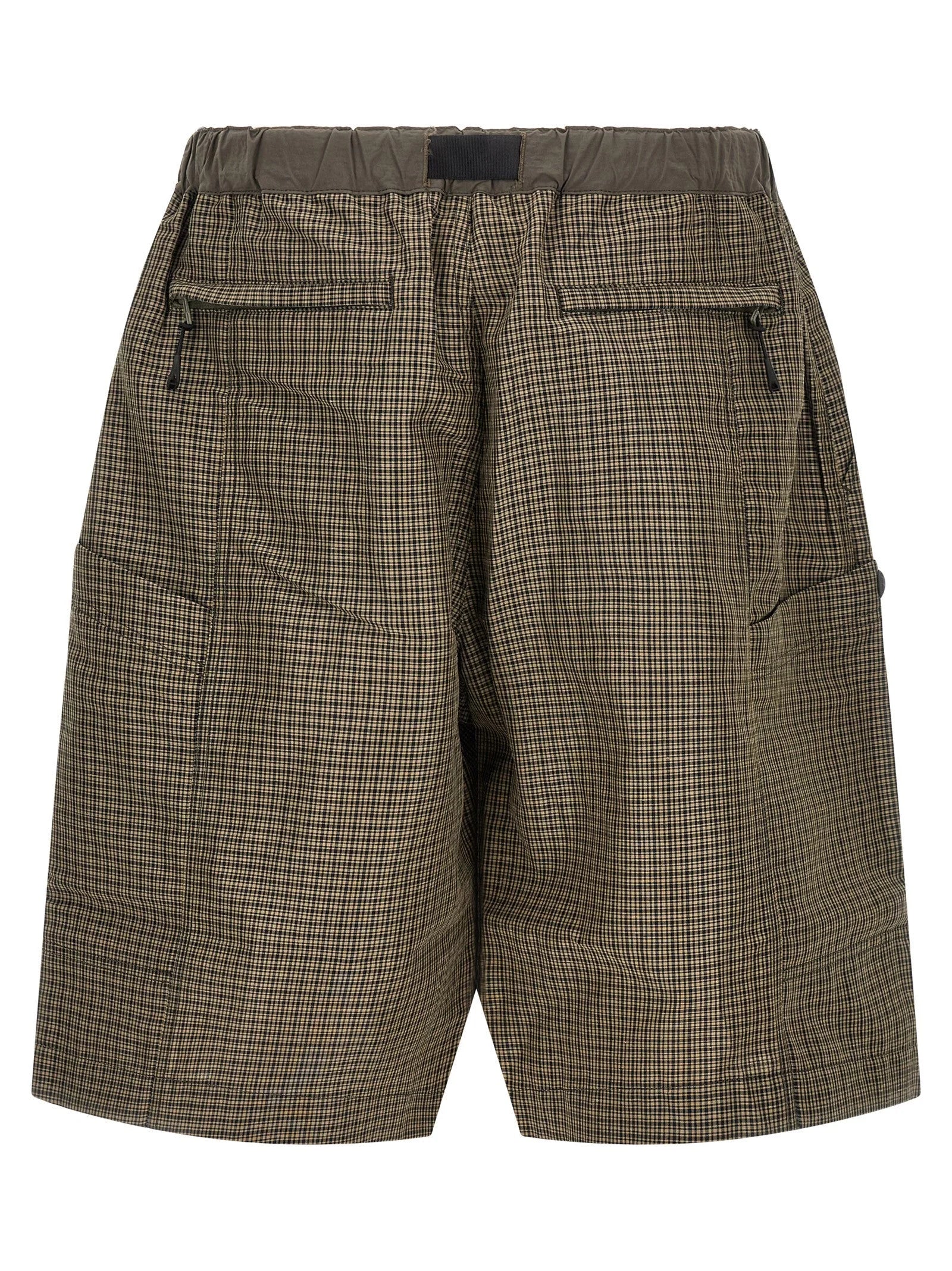 Comme Des Garçons Bicolor Linen Bermuda Shorts - L