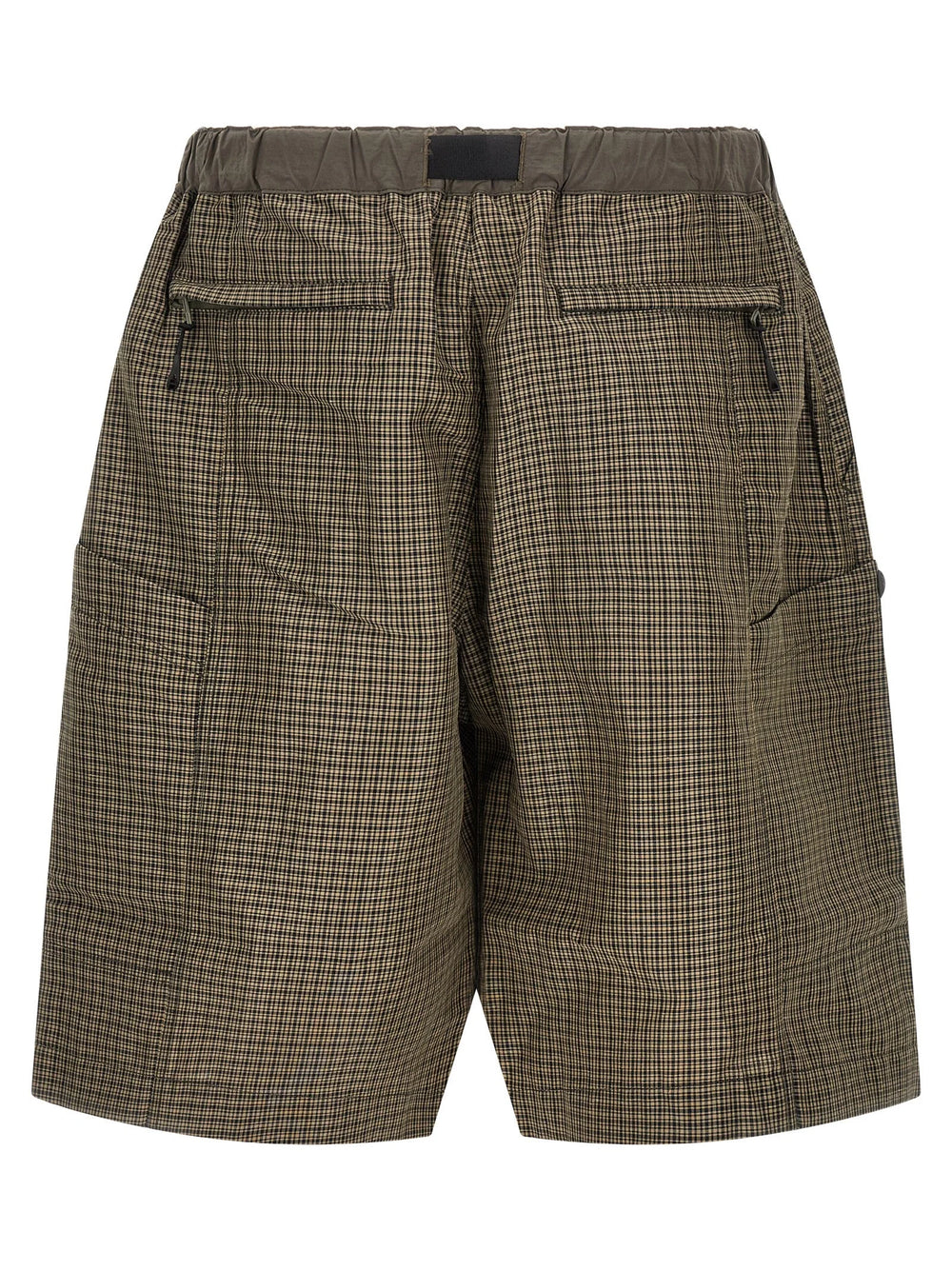 Comme Des Garçons Bicolor Linen Bermuda Shorts - L