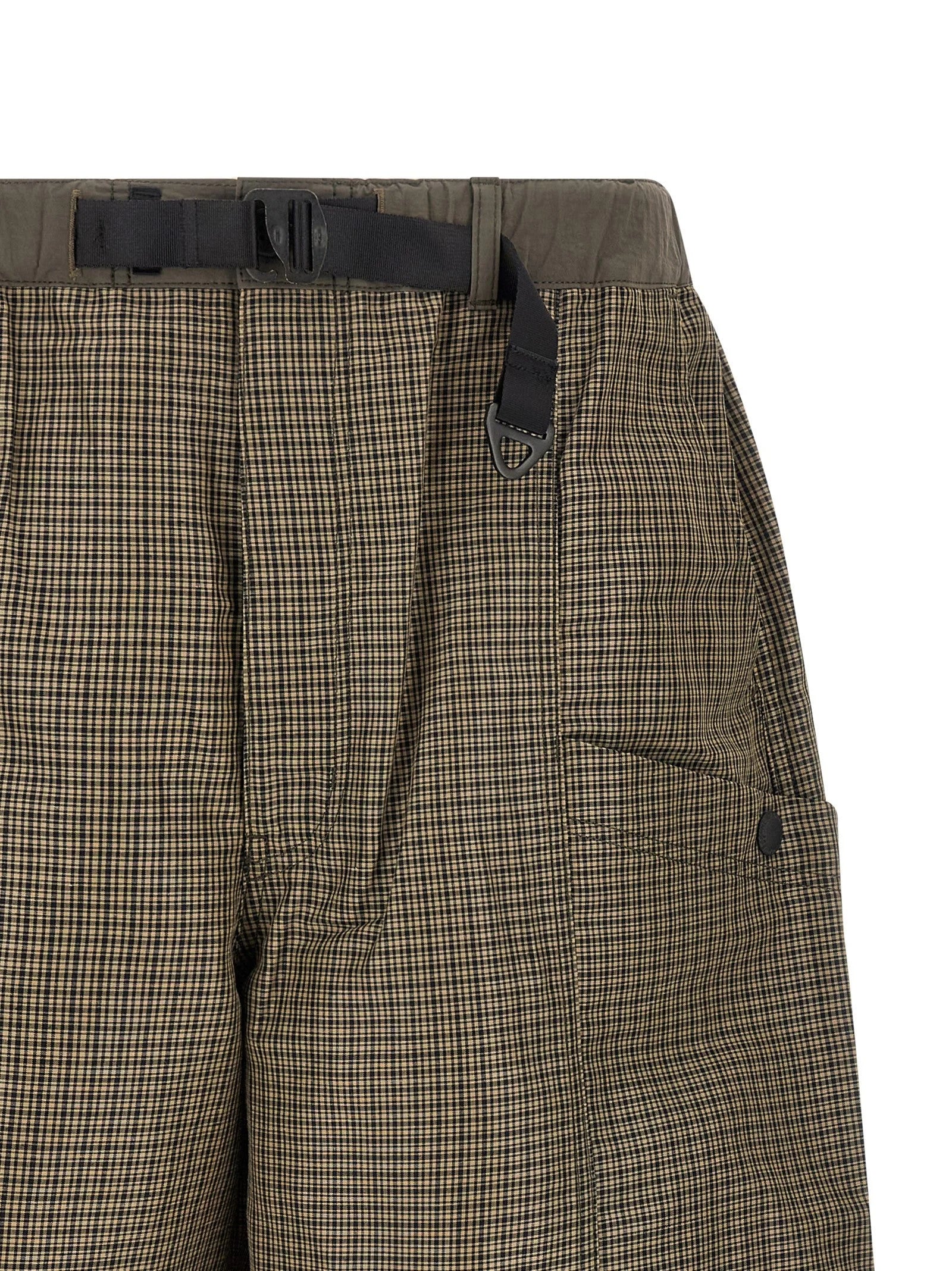 Comme Des Garçons Bicolor Linen Bermuda Shorts - L