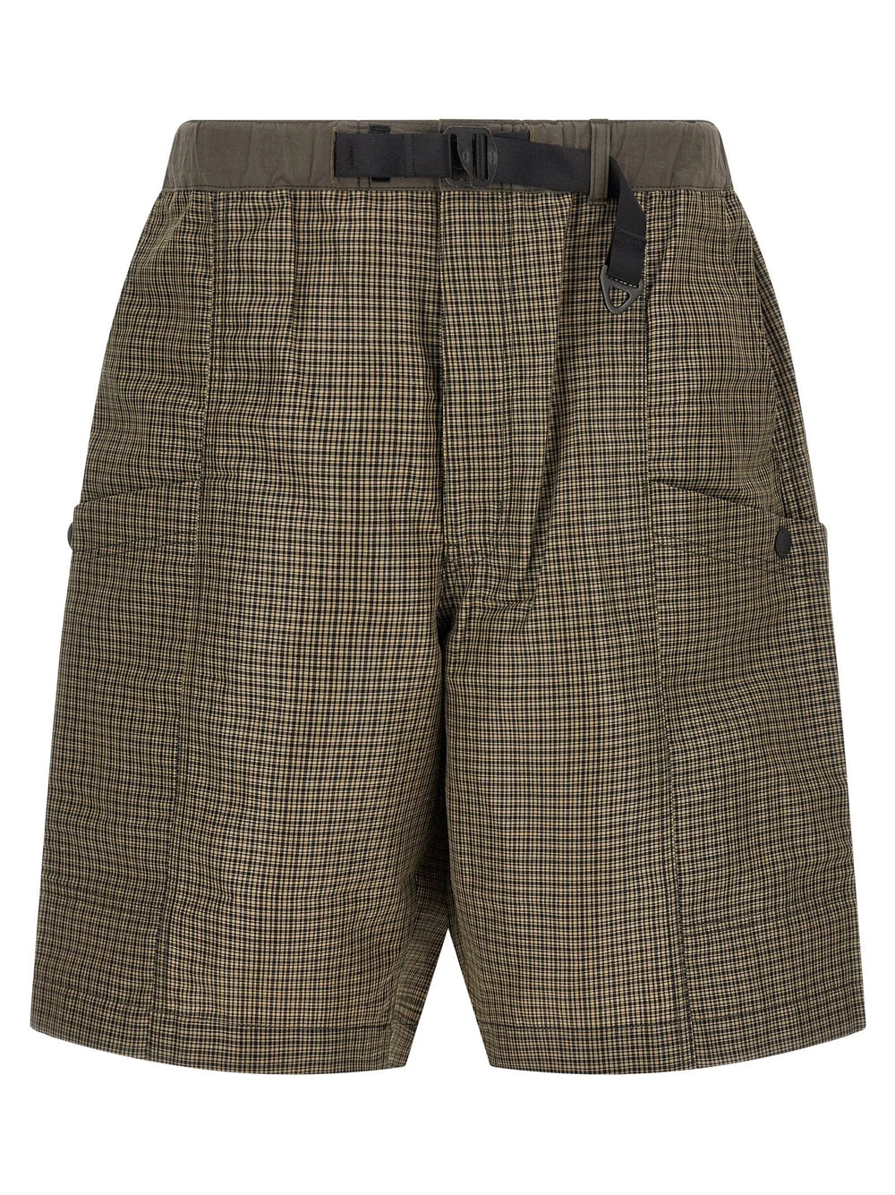 Comme Des Garçons Bicolor Linen Bermuda Shorts - L