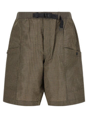 Comme Des Garçons Bicolor Linen Bermuda Shorts - L