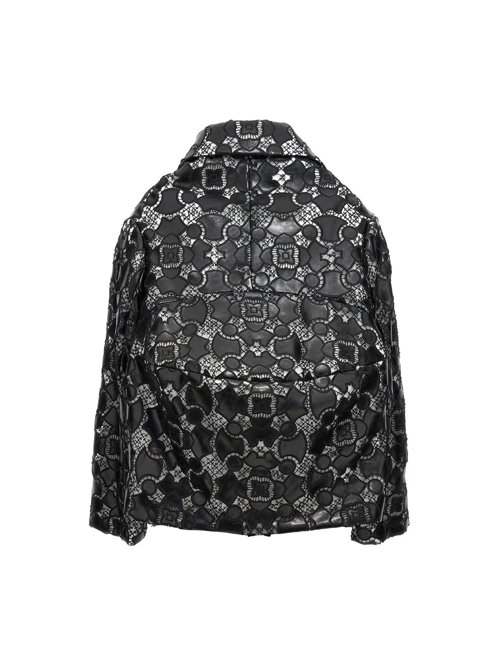 Comme Des Garçons Bicolor Polyethylene Leather Jacket - S