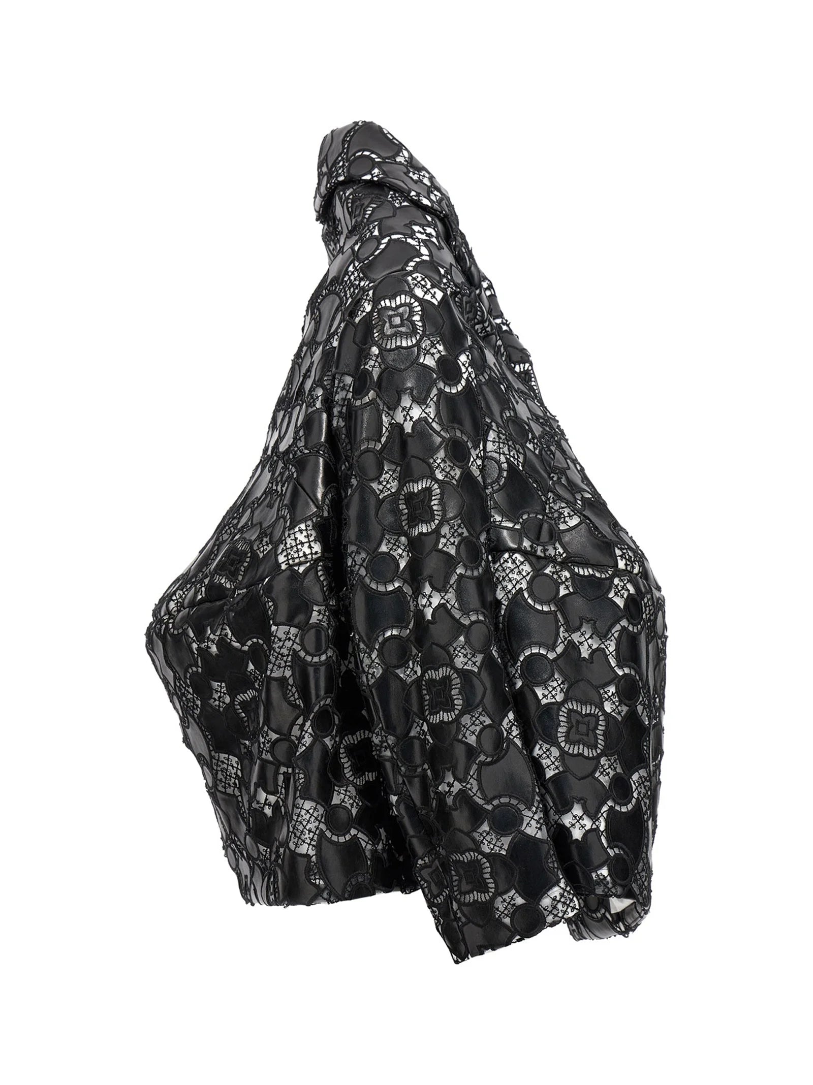 Comme Des Garçons Bicolor Polyethylene Leather Jacket - S