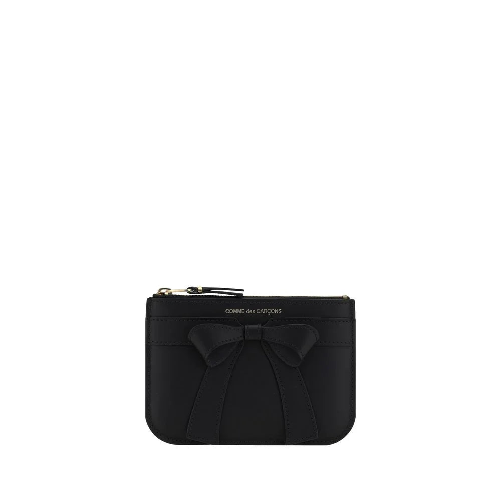 Comme Des Garçons Black Calf Leather Bos Taurus Wallet