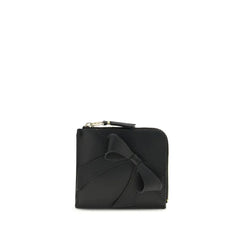 Comme Des Garçons Black Calf Leather Bos Taurus Wallet