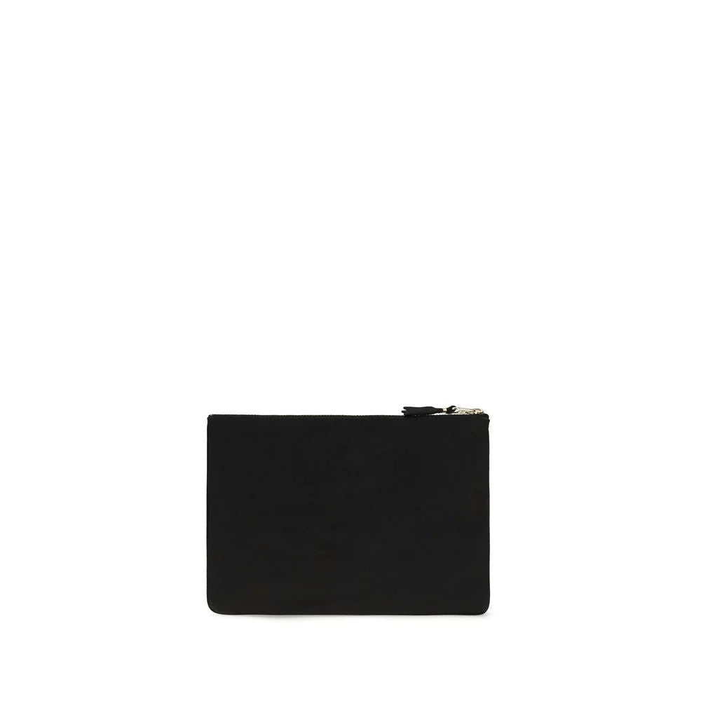 Billetera Comme Des Garçons en cuero negro Bos Taurus