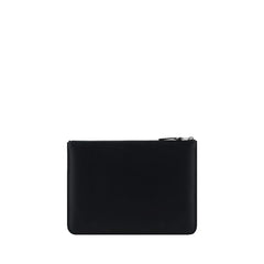 Comme Des Garçons Black Calf Leather Bos Taurus Wallet