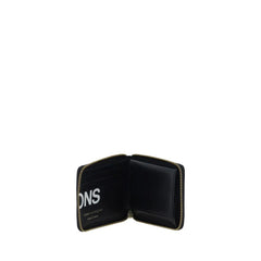 Comme Des Garçons Black Calf Leather Bos Taurus Wallet