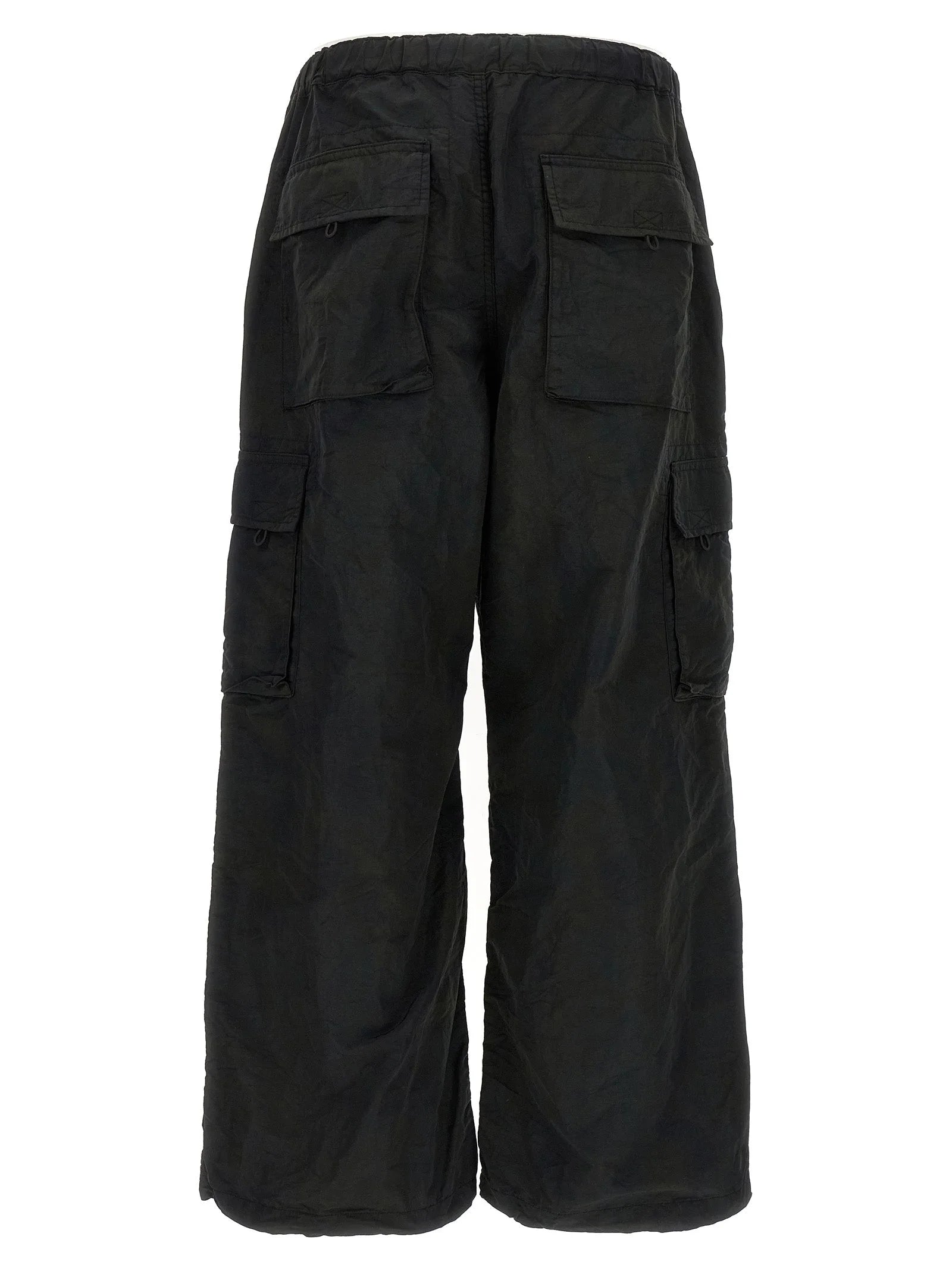 Comme Des Garçons Black Nylon Cargo Pants - M