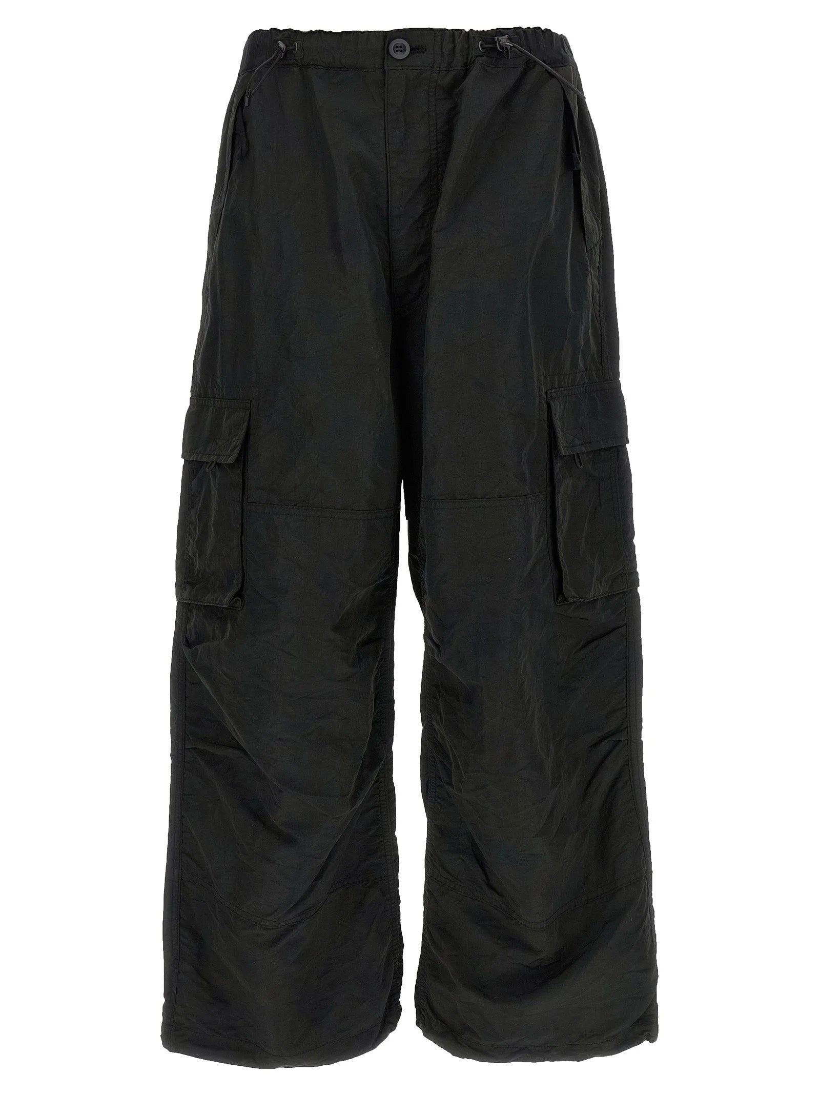Comme Des Garçons Black Nylon Cargo Pants - M