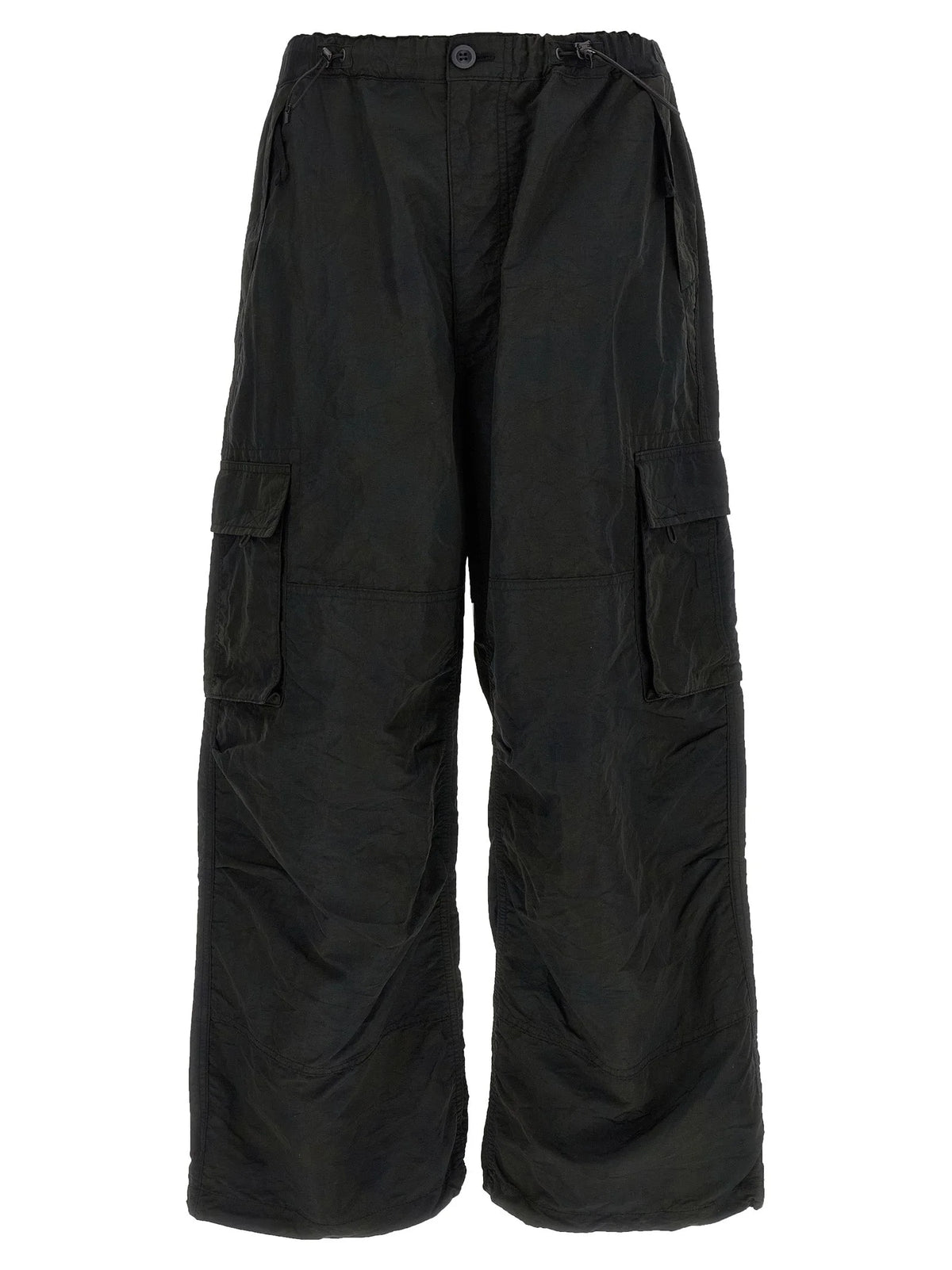 Comme Des Garçons Black Nylon Cargo Pants - M