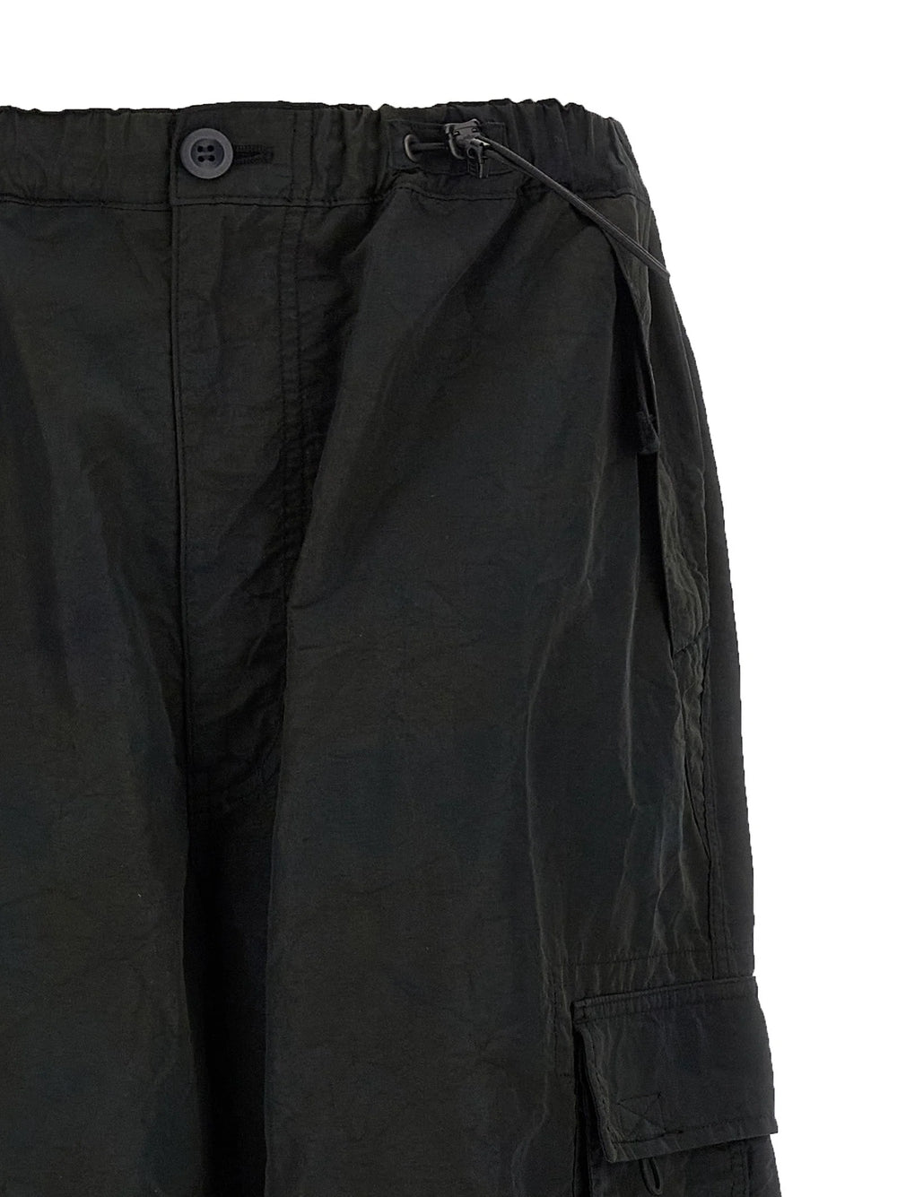 Comme Des Garçons Black Nylon Cargo Pants - M
