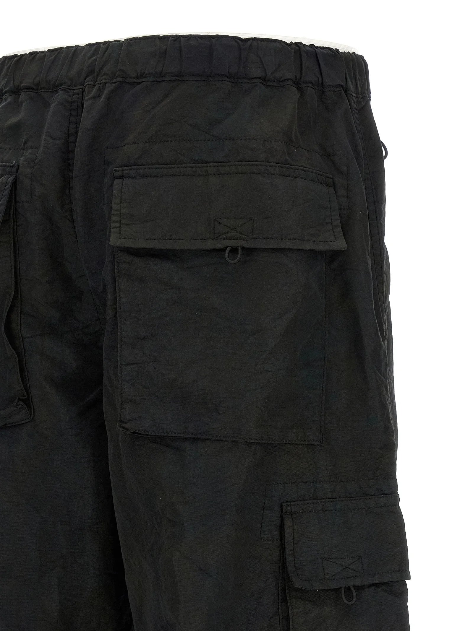 Comme Des Garçons Black Nylon Cargo Pants - M
