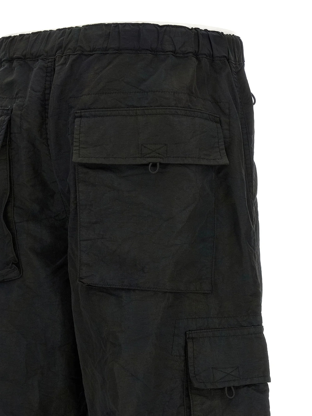 Comme Des Garçons Black Nylon Cargo Pants - M